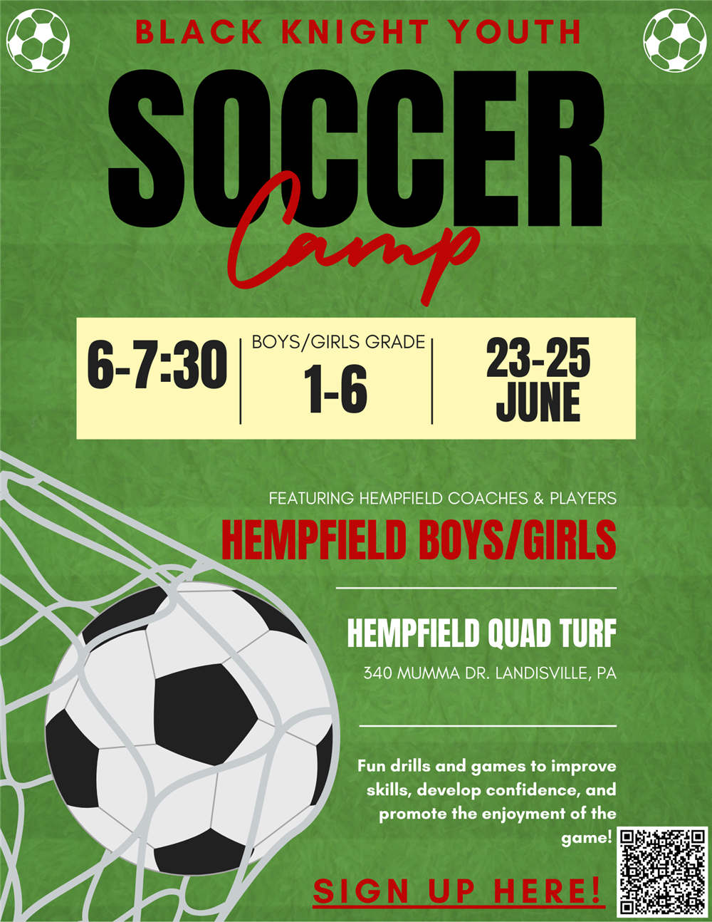 Youth Soccer Flyer